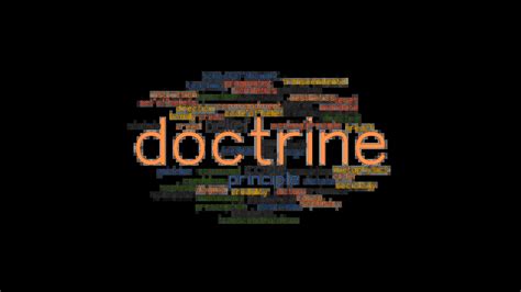 doctrine synonym|antonym for doctrine.